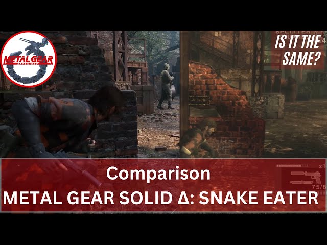 Metal Gear Solid Delta: Snake Eater Early Comparison Video Highlights  Massive Visual Improvements