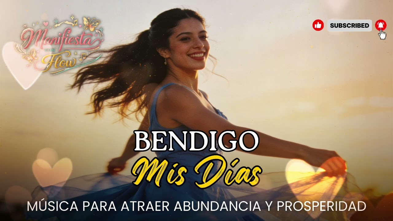🌷 BENDIGO MIS DÍAS 💛 Mantra de Abundancia y Prosperidad para Manifestar Dinero, Amor y Gratitud ✨