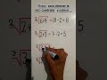 Truco Matemático con Radicales