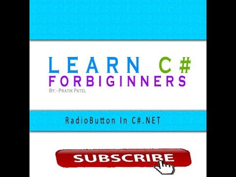 Radio Button in C#.NET