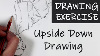 Drawing Exercise 2  Upside Down Drawing