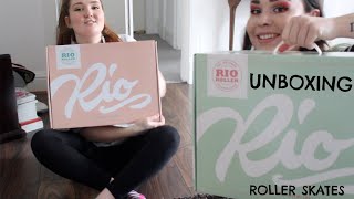 UNBOXING OUR RIO ROLLER SKATES!!