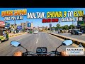 Multan Bike Ride: Chungi No. 9 to BZU | Brand Road, Golbagh &amp; Chungi No. 6 (4K POVs)#multan 