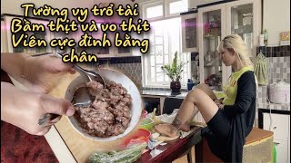 CÔ GÁI ĐÀ LẠT NẤU ĂN BÂM THỊT VÀ CÁCH VO VIÊN THỊT CỰC ĐỈNH II TƯỜNG VY - ĐÔI CHÂN THIÊN THẦN