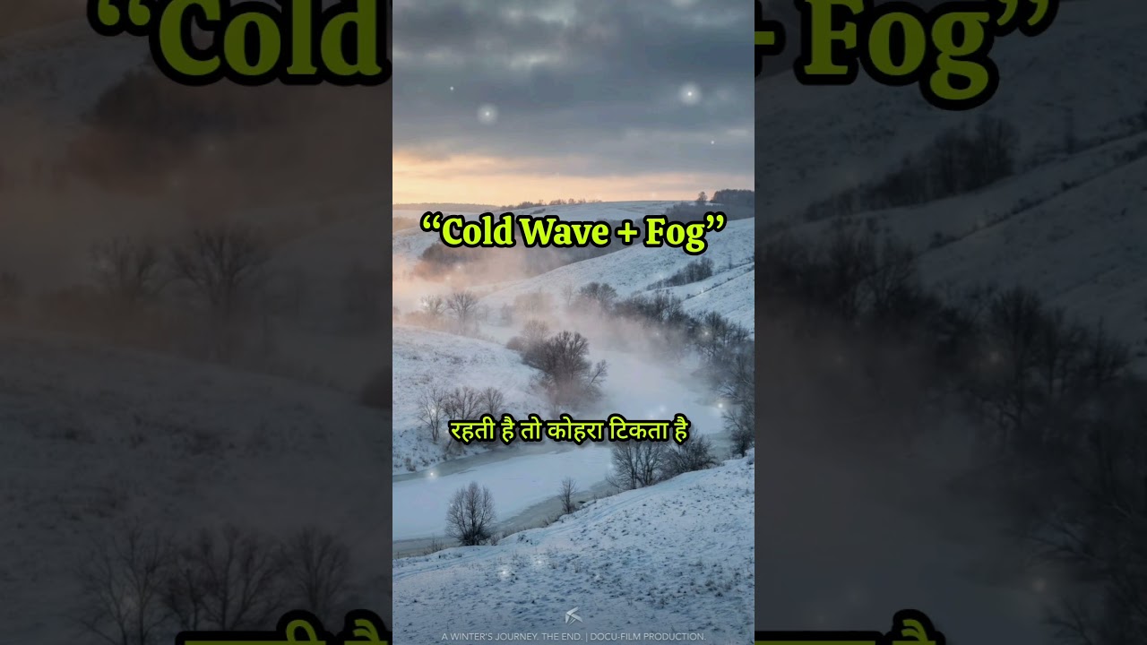 North India Weather Update ❄️ | Cold Wave & Dense Fog Explained 