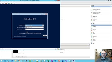 Windows Server 2019 Initial Install on Hyper V Server