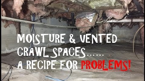 Crawl Space Encapsulation Before & After
