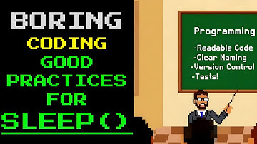 Programming for Sleep: your Boring prof teaches Good Practices that you will never follow |ASMR