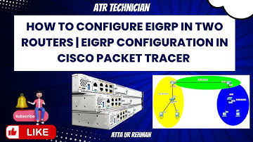 How to Configure EIGRP in Two Routers | EIGRP Configuration in Cisco Packet Tracer (Step by Step).