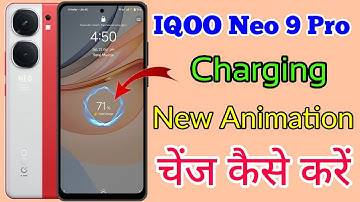 How To Change Charging Animation On IQOO Neo 9 Pro 5g // IQOO Neo 9 Pro Charging Animation Kaise