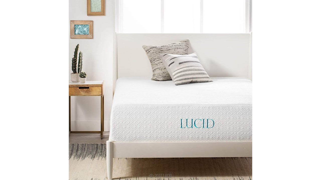 lucid 14 memory foam mattress