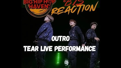 BTS (방탄소년단) – “OUTRO: Tear” 🎤💔 | Live Performance Reaction & Breakdown