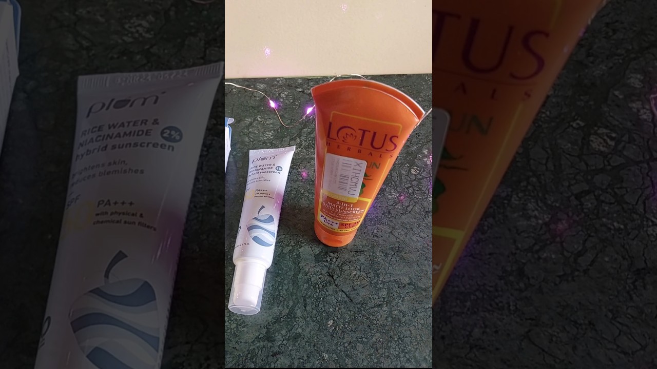 Plum and Lotus Sunscreen 