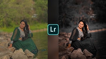 Lightroom dark abd brown colour effect photo editing || Lightroom background colour change