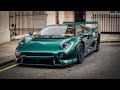 INSANE 1of1 Jaguar XJ220 Restomod LOUD sounds in London!!