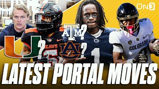 Transfer Portal: Damien Martinez to Miami? | Auburn, Texas A\&M Battling |  Colorado RB On The Move