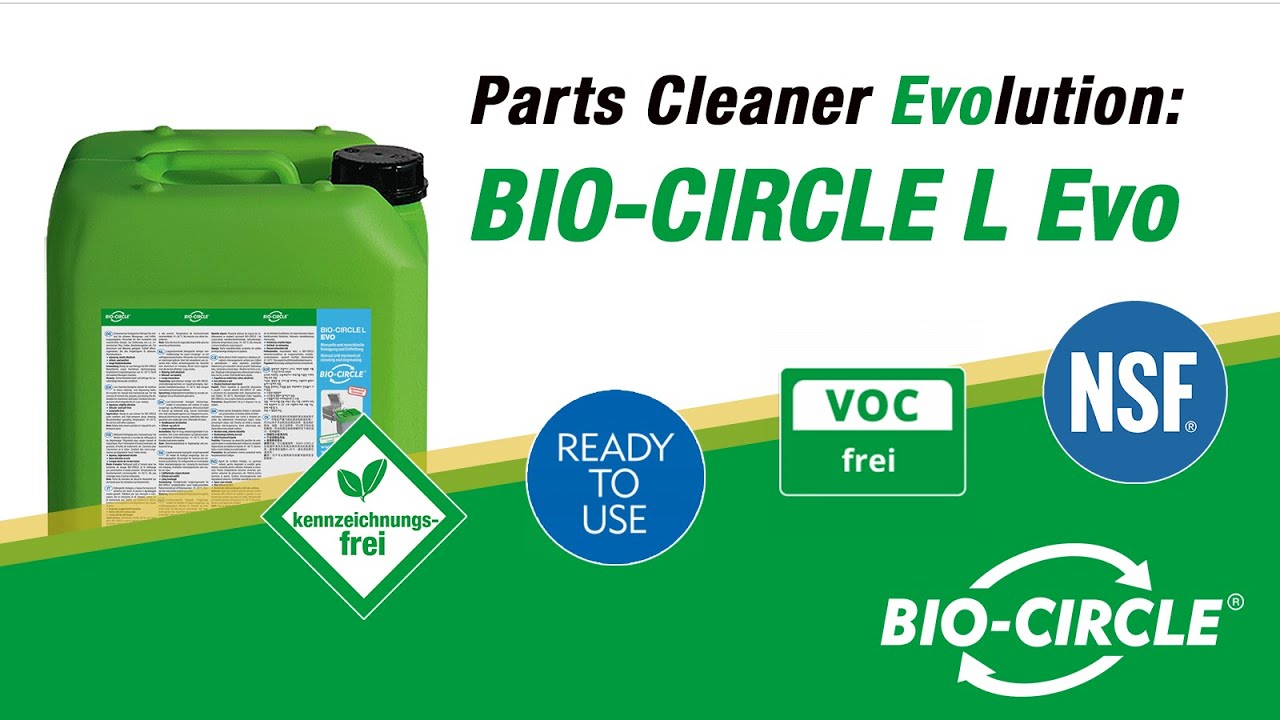 BIOCIRCLE L EVO Parts cleaner for parts washing machines and (high