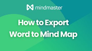 How to Covert Microsoft Word to Mind Map - EdrawMind (formerly MindMaster) Tutorial screenshot 5