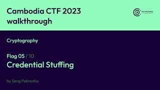 Cambodia CTF 2023 - Cryptography - Credential Stuffing News