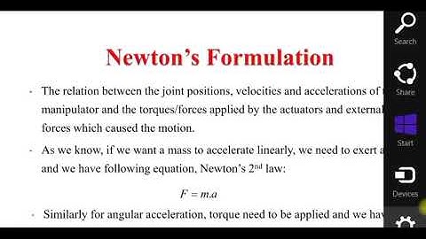 Kinematics and Dynamics of Robot link