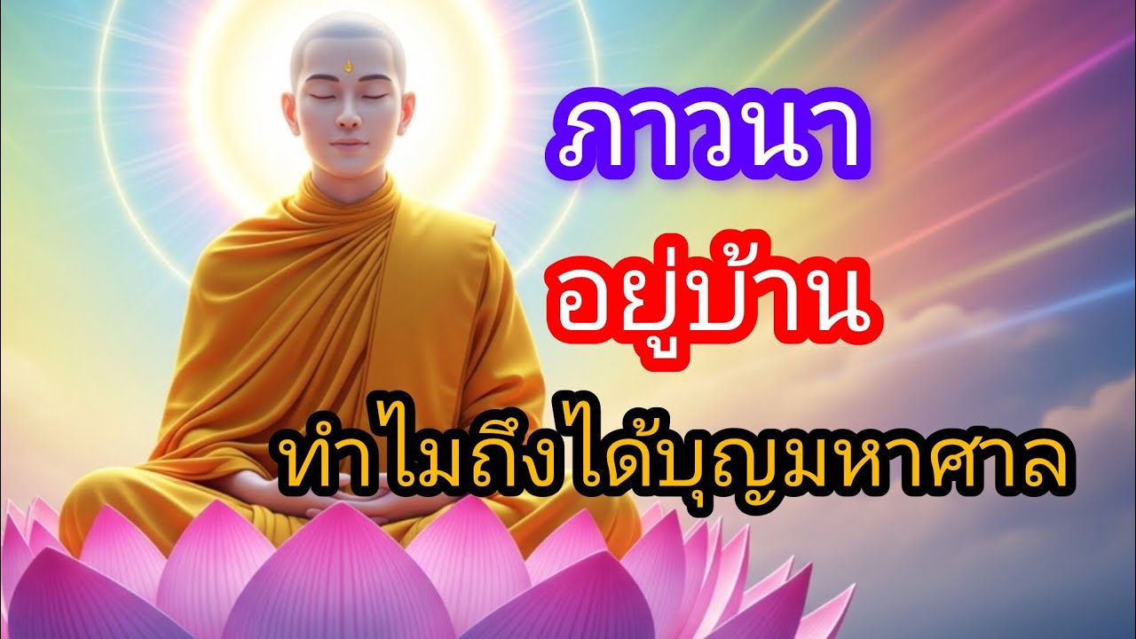 ภาวนาอยู่บ้าน ทำไมถึงได้บุญมหาศาล#ธรรมะ #ธรรมะก่อนนอน #ปัญญาแห่งชีวิต 