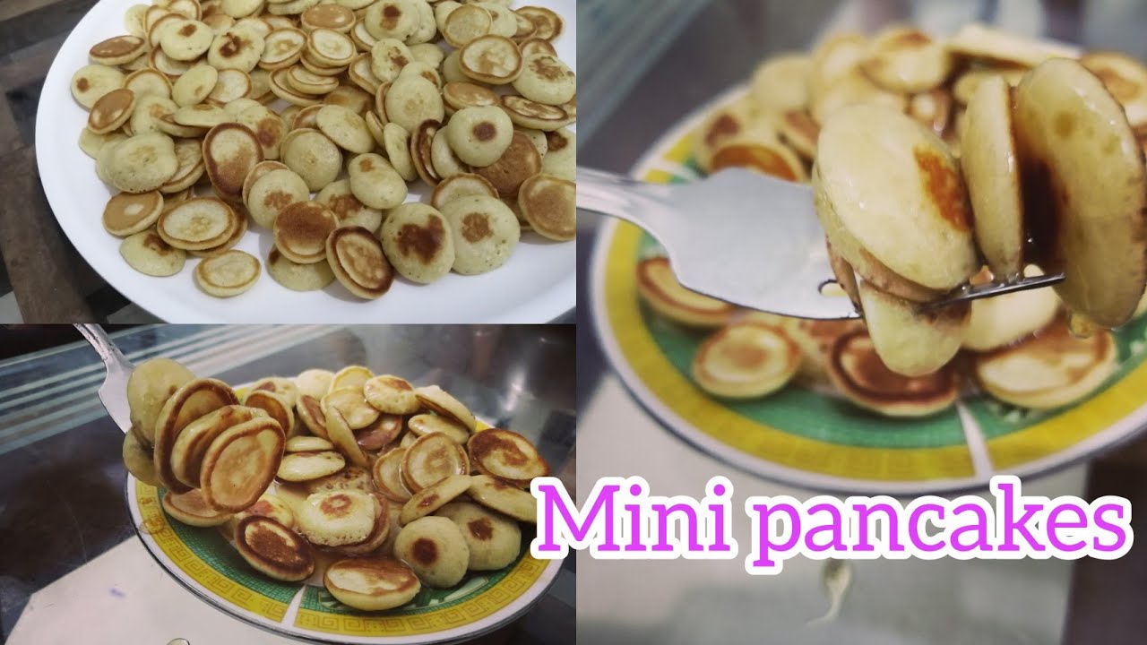 Mini Pancakes Tiktok Trending Mini Pancakes Pancake Cereal Recipe