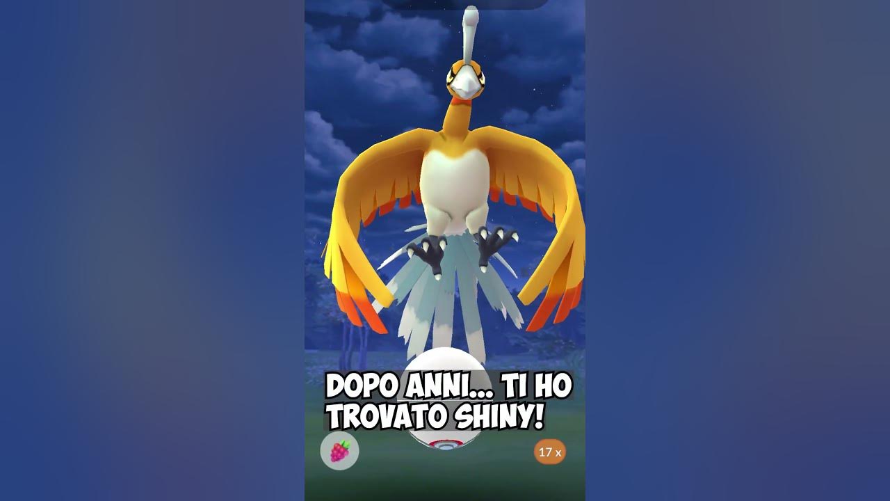 Getting LUCKY with Shiny Ho-Oh! #pokemongo #pokemon #shinypokemon