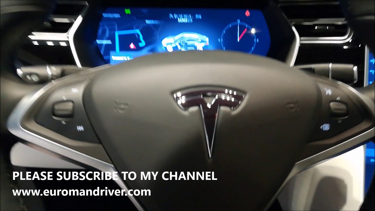 New 2018 Tesla Model S Premium Luxury Electric Car P100 Euromandriver Review