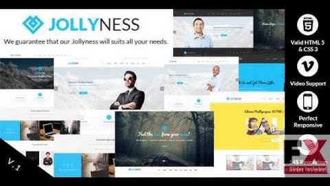 Preview Jollyness - Multi Purpose HTML5 Website Template TFo