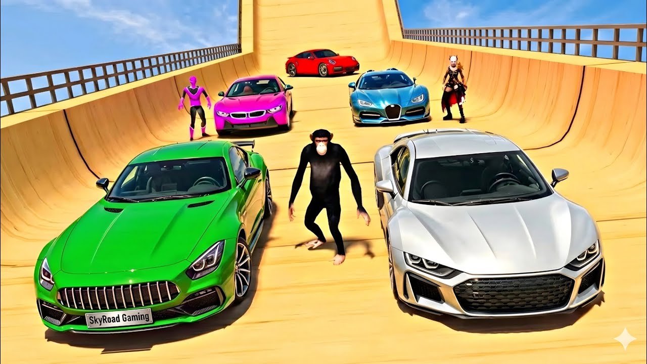 Mega Ramp Car Stunt Master Simulator -GT Impossible Sport Car Racing - Android GamePlay