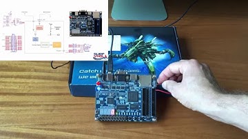 VHDL Course free 4x4: Introduce de-bouncer Simulate Layout and Test