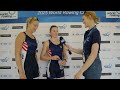 "We just had a lot of fun!" Mixed Eight winners' reaction