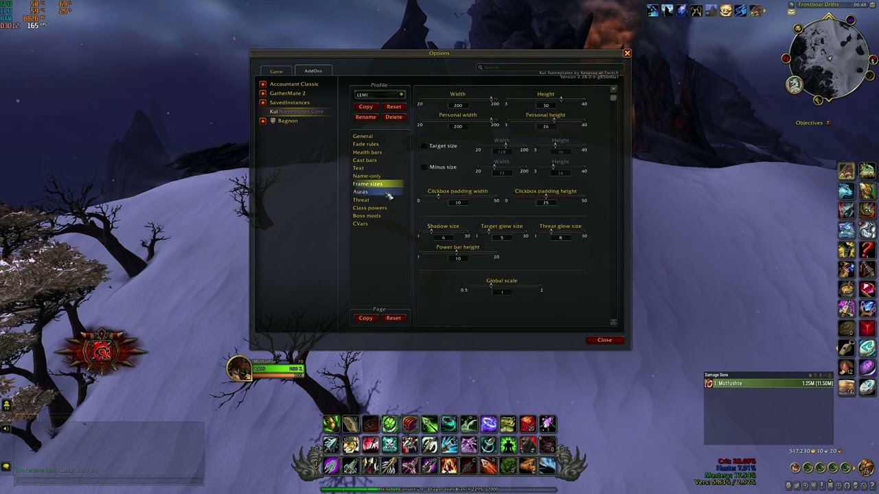 KUI Nameplates Dragonflight