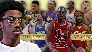 Who Had The All-Time GREATEST NBA Season? | Reaction