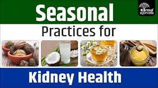 Seasonal Practices for Kidney Health | Diet for Kidney Patients | Karma Ayurveda | Dr Puneet Dhawan
