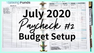 July 2020 Budget Setup | Budget by Paycheck | Budget With Me