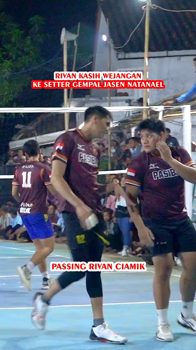 After Asean's passing king, Rivan Nurmulki gave advice to Jasen Natanael #volleyballvideo #shortv...