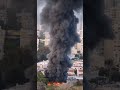 Пожар в комплексе Галей Гиль в Кирьят Моцкине