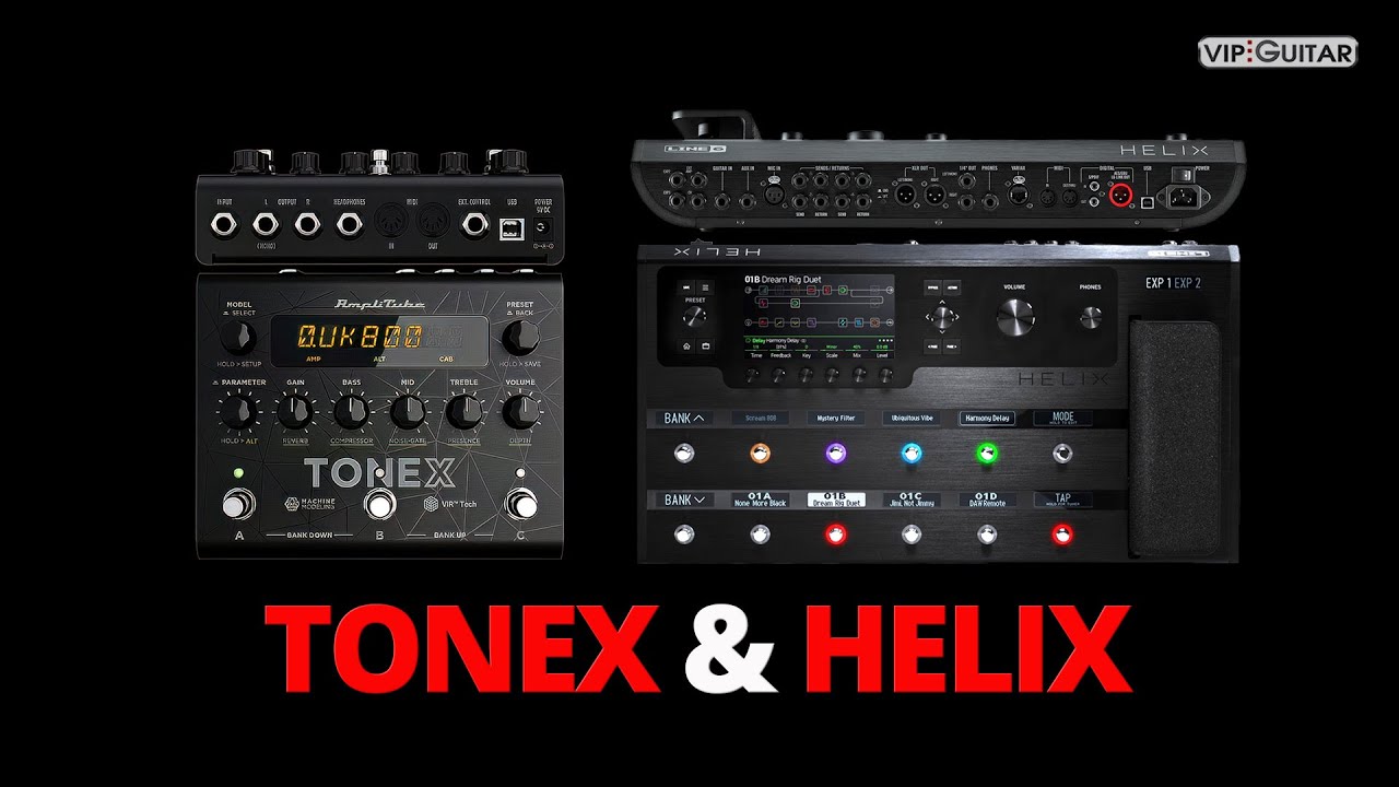 "ToneX Pedal und Line 6 Helix: Eine perfekte Kombination."
