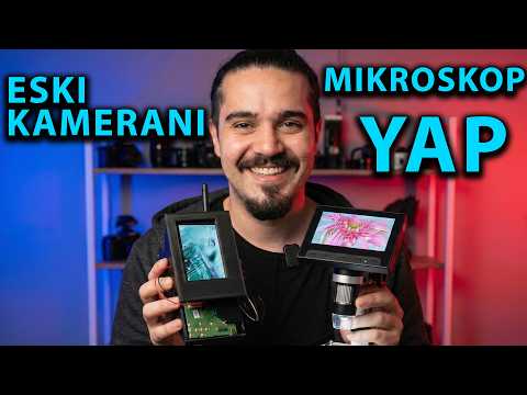 Çöpe Atılacak Kamerayı Elektronik Mikroskobuna Dönüştürdüm