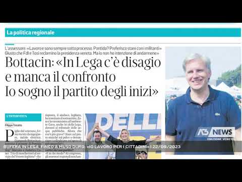 BUFERA IN LEGA, FINCO A MUSO DURO: «IO LAVORO PER I CITTADINI» | 22/09/2023