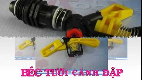 Béc nhựa cánh đập kiểu Đài Loan BB-922 màu vàng