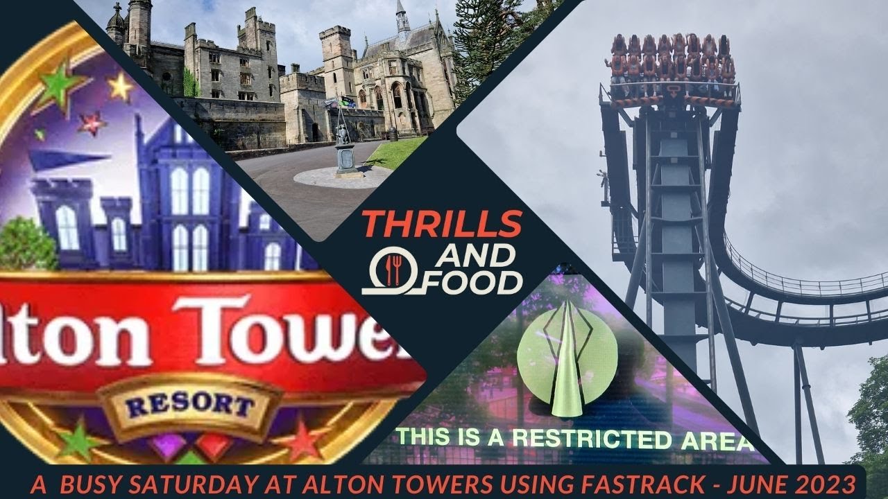 Видеоблог об использовании системы Gold Fastrack в парке Alton Towers — июнь 2023 года.