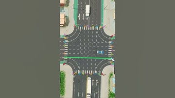 Cool Designed Intersection: Using the Intersection Line Marking Tool - Cities skylines Airport DLC