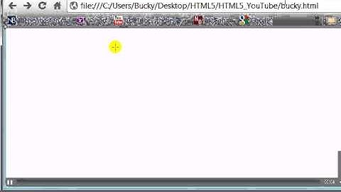 HTML5 Tutorial - 27 - Playing Video on Your Website