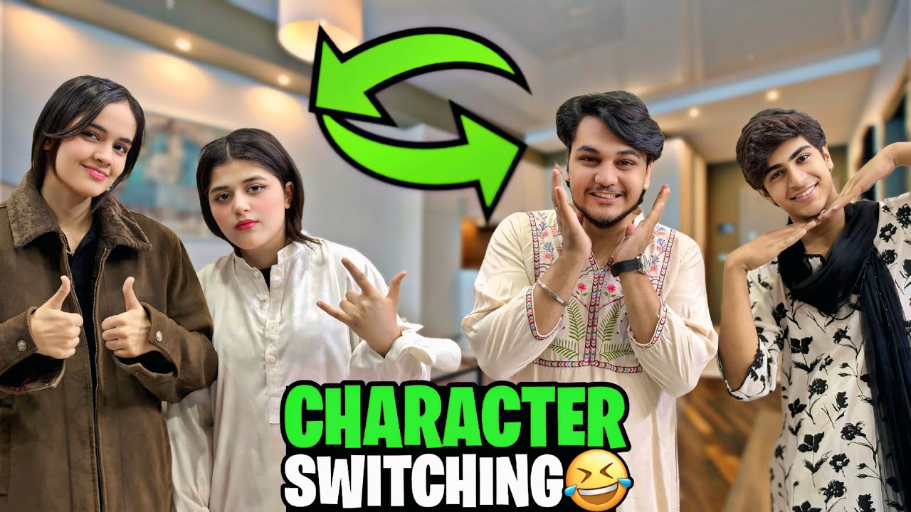 CHARACTER SWITCHING CHALLENGE // ON PUBLIC DEMAND // MOST FUNNY VIDEO