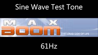 61Hz 0dBFS Sine Wave Test Frequency Hertz #61hz #spl