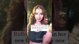 Ridhima Tiwari In Her New Look For Her New Project Video
