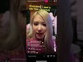 BLACKPINK  Rosé Instagram Live ( no sound)27 ty March,2021
