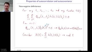 Random vibrations lecture 3g, Properties of Autocorrelation and Autocovariance